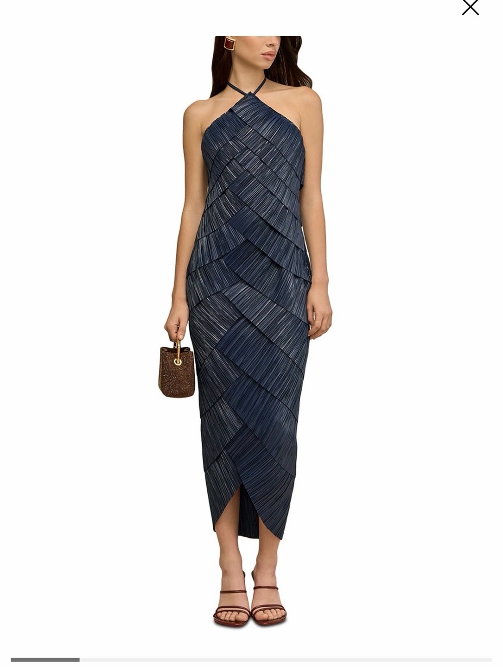 Cult Gaia
Patrizia Tiered Midi Dress in Deep Lake. Worn once! - Picture 5 of 8